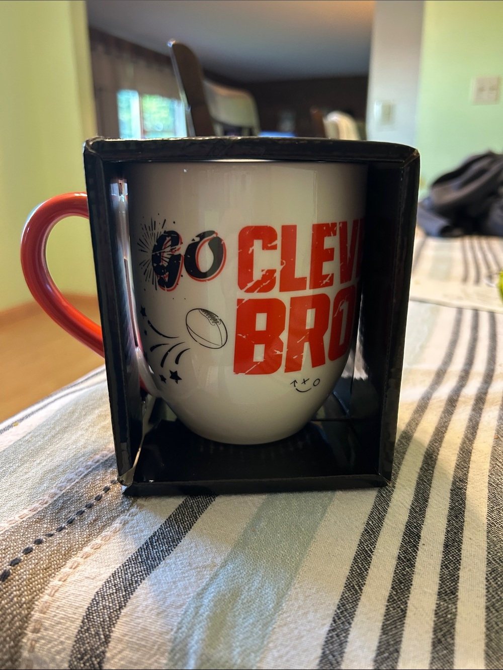 Cleveland Browns Ceramic 28 oz  Mug - NFL Cheer Mug